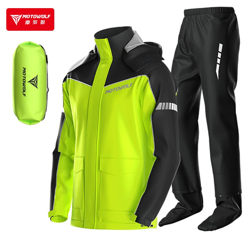 MOTOWOLF Motorcycle Raincoat A - Motorcycle Gear Mens ulasan dan harga