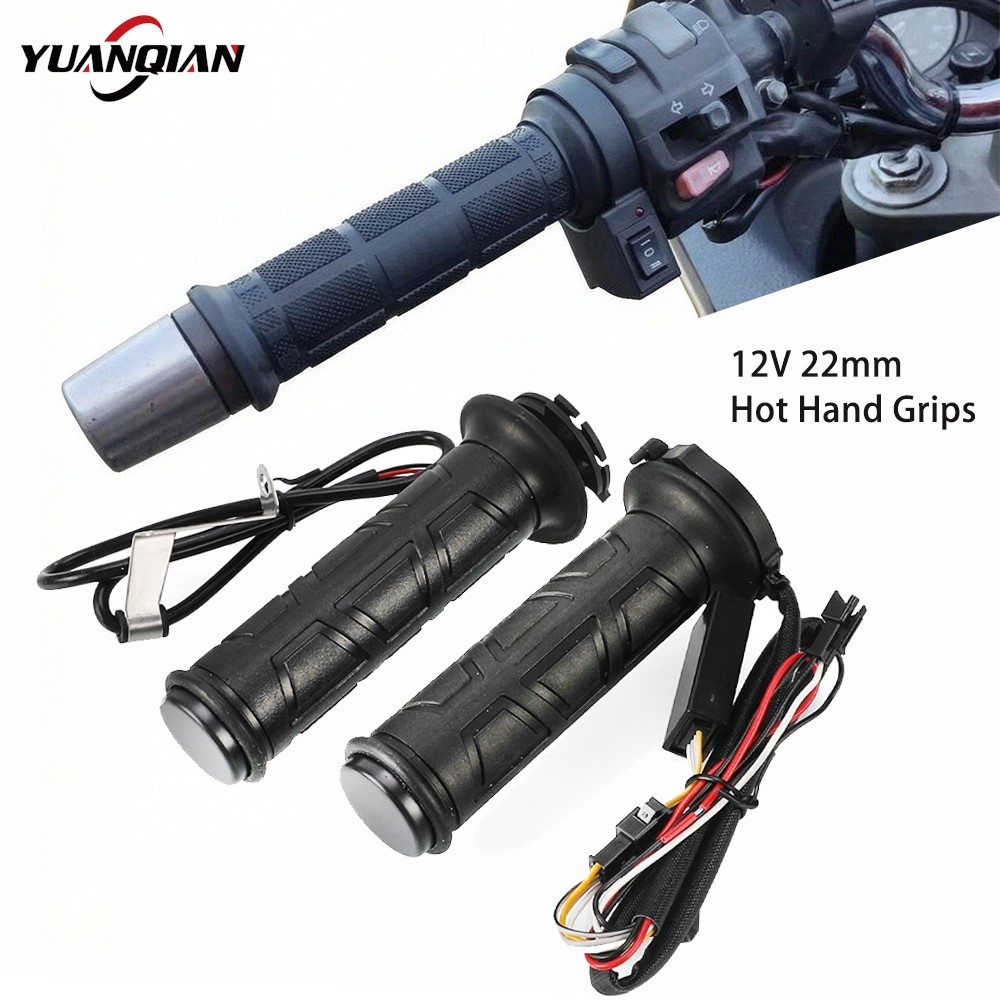 12V 22mm Hot Hand Grips Heated - Handlebar Grip Heated ulasan dan harga