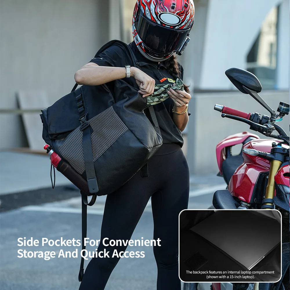 Rhinowalk Motorcycle Helmet Ba - Motorcycle Gear Backpack ulasan dan harga